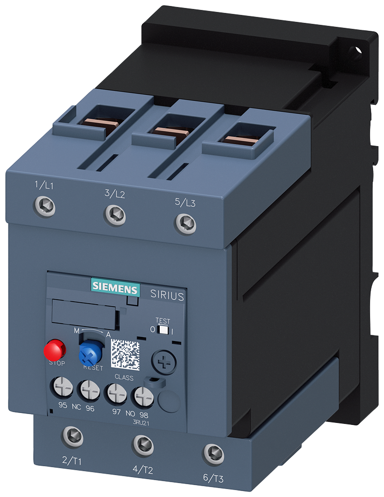 Siemens 3RU2146-4MB1 3RU2 SIRIUS TERMİK RÖLE; FAZ KORUMALI; 1NO+1NC YARDIMCI KONTAKLI 80-100A;  BOY S3 ( RAYA MONTAJLI )