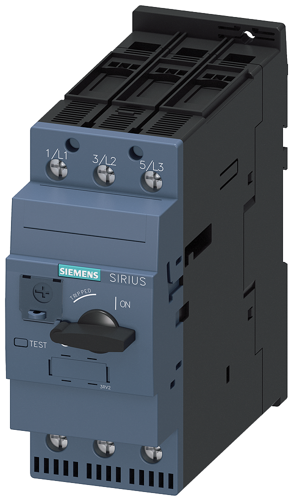 Siemens 3RV2031-4RA10 SIRIUS 3RV2 MOTOR KORUMA ŞALTERİ; TERMİK VE KISA DEVRE KORUMALI;  70-80A; 65kA ; BOY S2