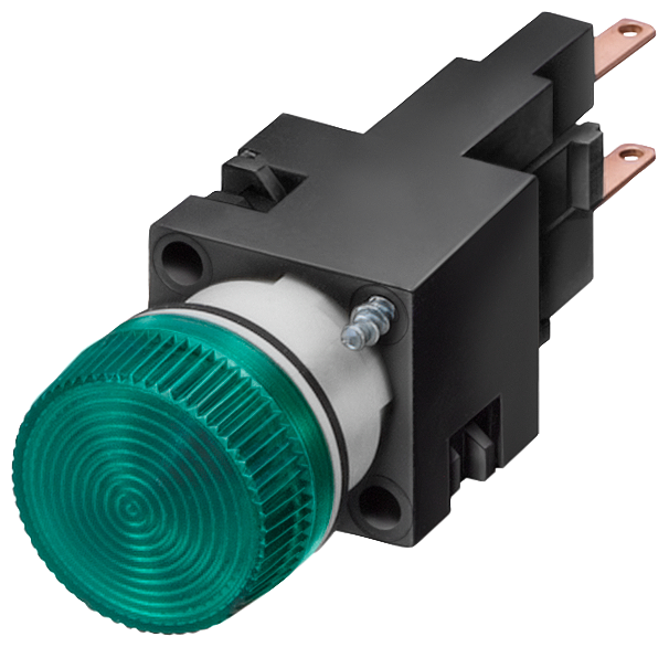 Siemens 3SB2224-6BD06 3SB2 PLASTİK SERİ 16mm, KOMPLE SİNYAL LAMBASI, DUY VE 24V AMPUL DAHİL, SARI