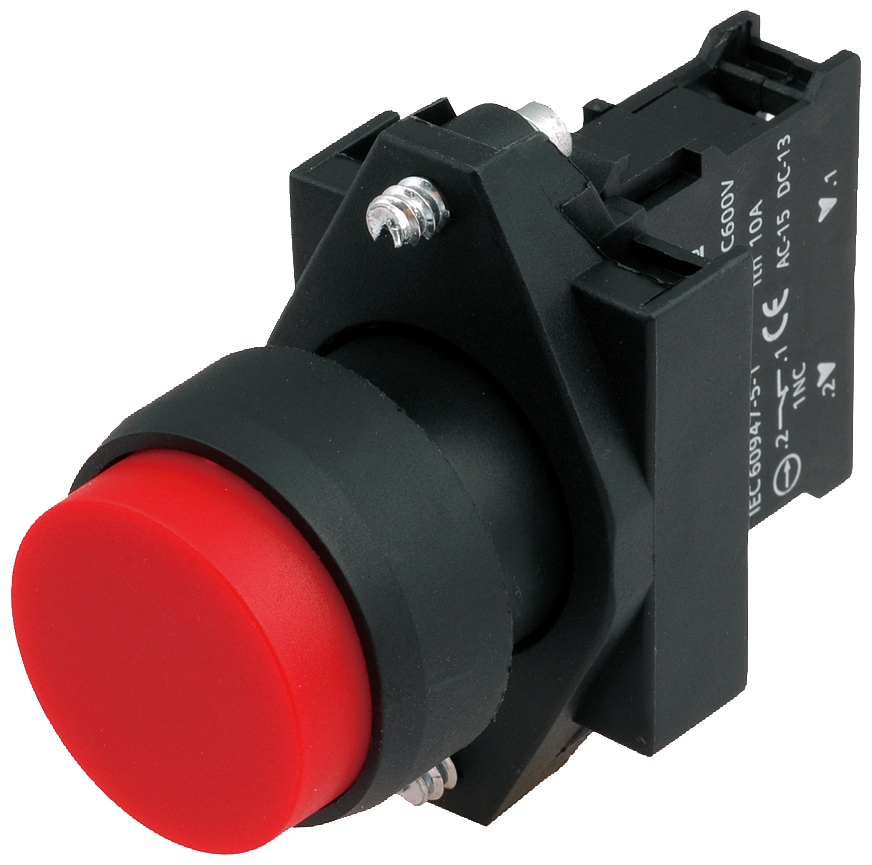 Siemens 3SB6110-0AB50-1BA0 Komple Yay Dönüşlü Butonlar Plastik Mavi 1NO