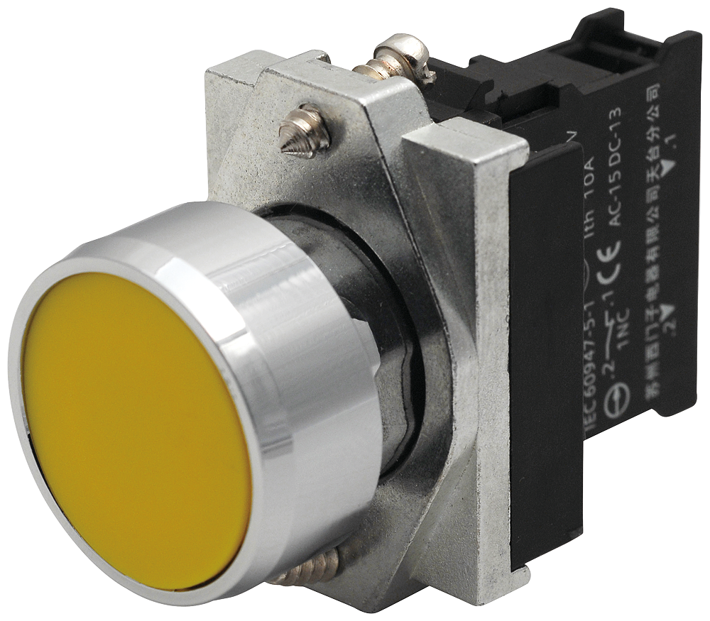 Siemens 3SB6160-0AB20-1CA0 Komple Yay Dönüşlü Butonlar Metal Kırmızı 1NC
