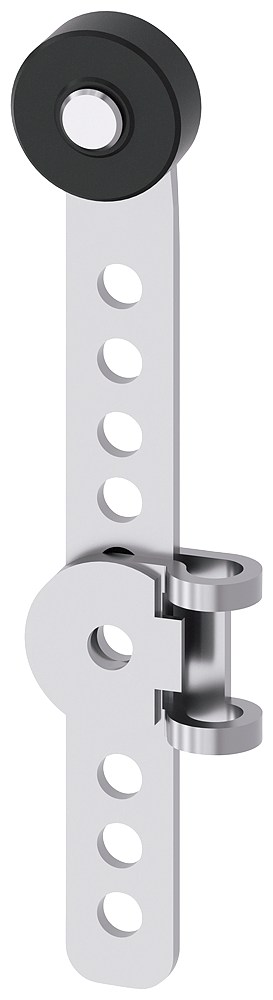 Siemens 3SE5000-0AA60 SIRIUS 3SE5 SAG-SOL AÇISAL HAREKETLİ KAFA, Kol uzunluğu ayarlı (delikli) sağ-sol, plastik makara (19 mm çap)