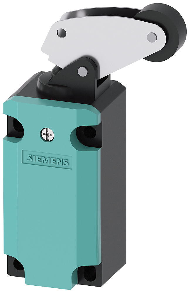Siemens 3SE5112-0CF01 SIRIUS STANDART NİHAYET ŞALTERİ 3SE5112 SERİSİ, 1NO+1NC, 40mm, METAL MUHAFAZALI, Köşegen plastik makara (22 mm çap) tahrikli