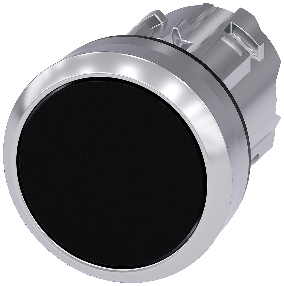Siemens 3SU1050-0AB10-0AA0 Yay Dönüşlü Metal Buton Kafası siyah