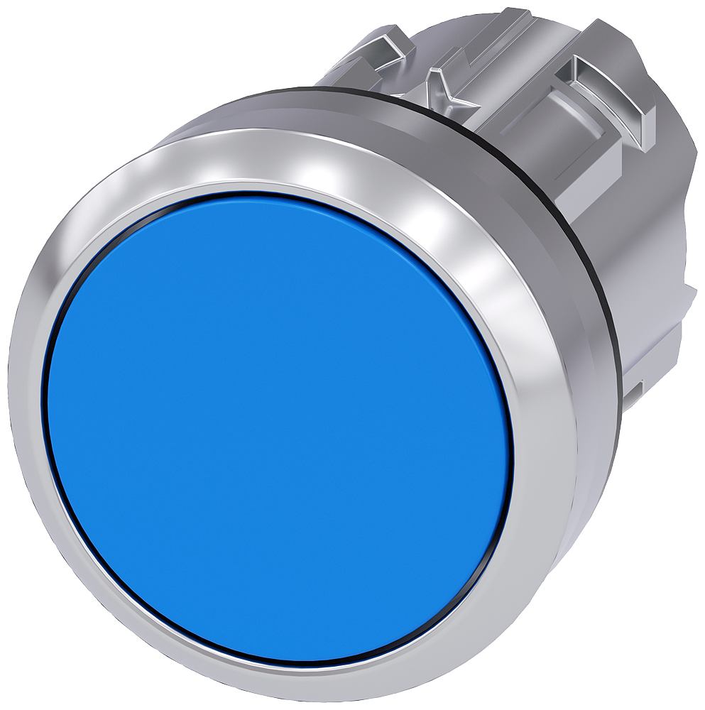 Siemens 3SU1050-0AB50-0AA0 Yay Dönüşlü Metal Buton Kafası mavi