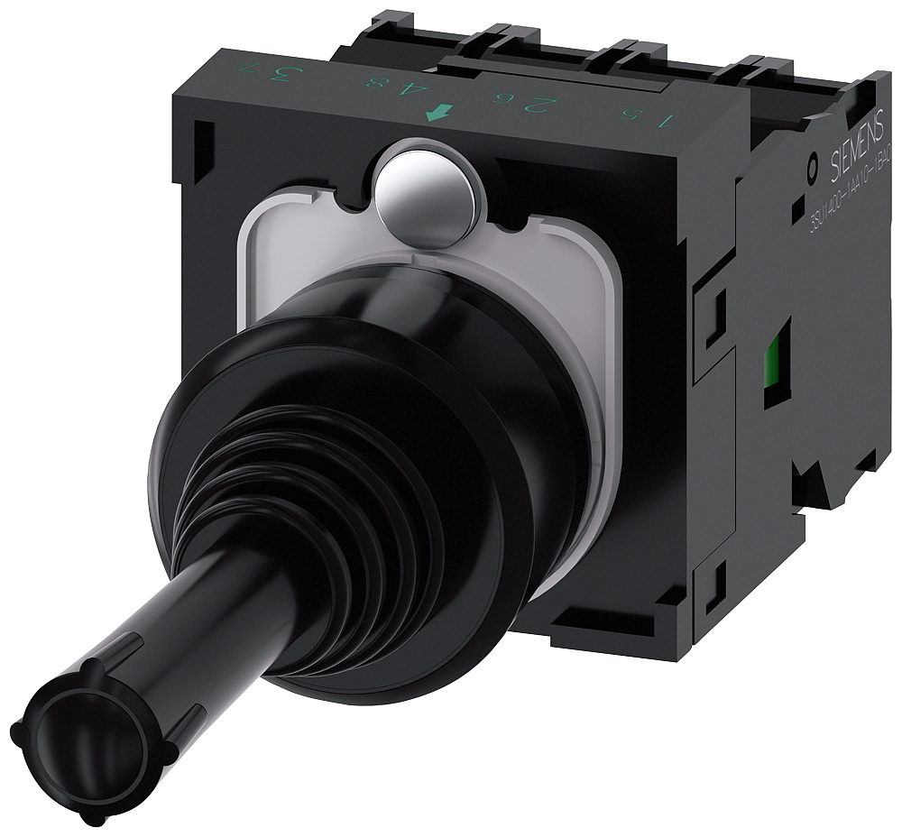 Siemens 3SU1100-7AF10-1QA0 SIRIUS ACT Mekanik kilitlemesiz, 4 yönlü,plastik,4 NO