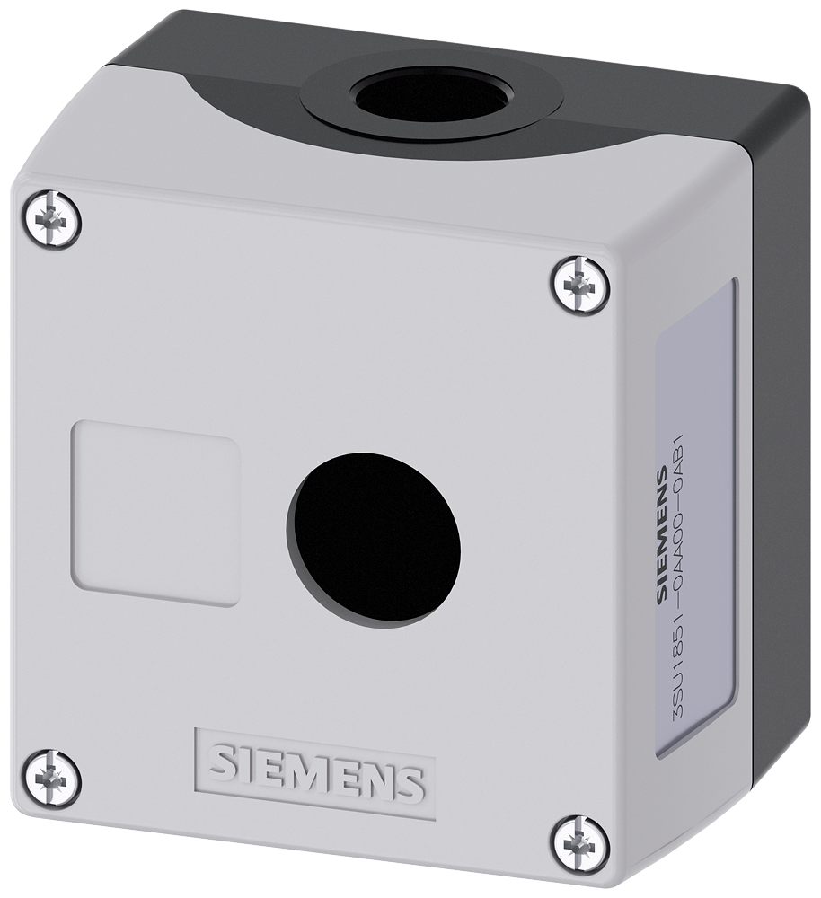 Siemens 3SU1851-0AA00-0AB1 Sirius ACT  Metal 1 delikli boş kutu