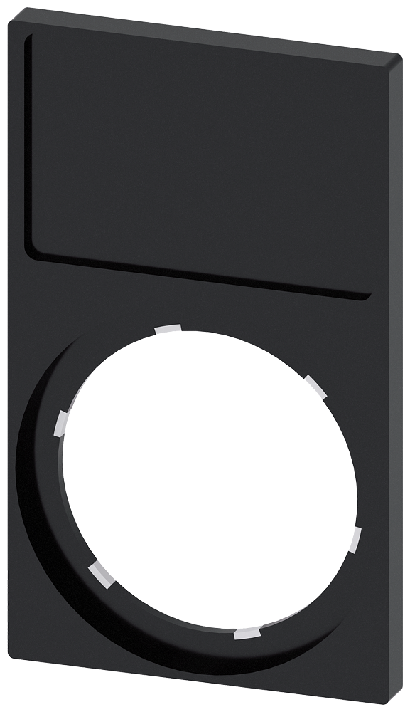Siemens 3SU1900-0AP10-0AA0 SIRIUS ACT kare etiket tutucu 17.5-27