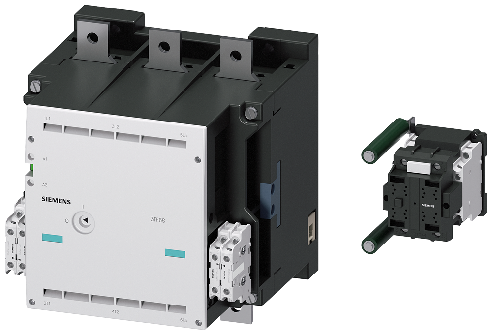 Siemens 3TF6833-1QL7  ÜÇ FAZLI; AC KONTAKTÖR; FREKANS KONVERTÖRLÜ UYGULAMALAR İÇİN; 335KW; 630A; 3NO+3NC; BOY 14