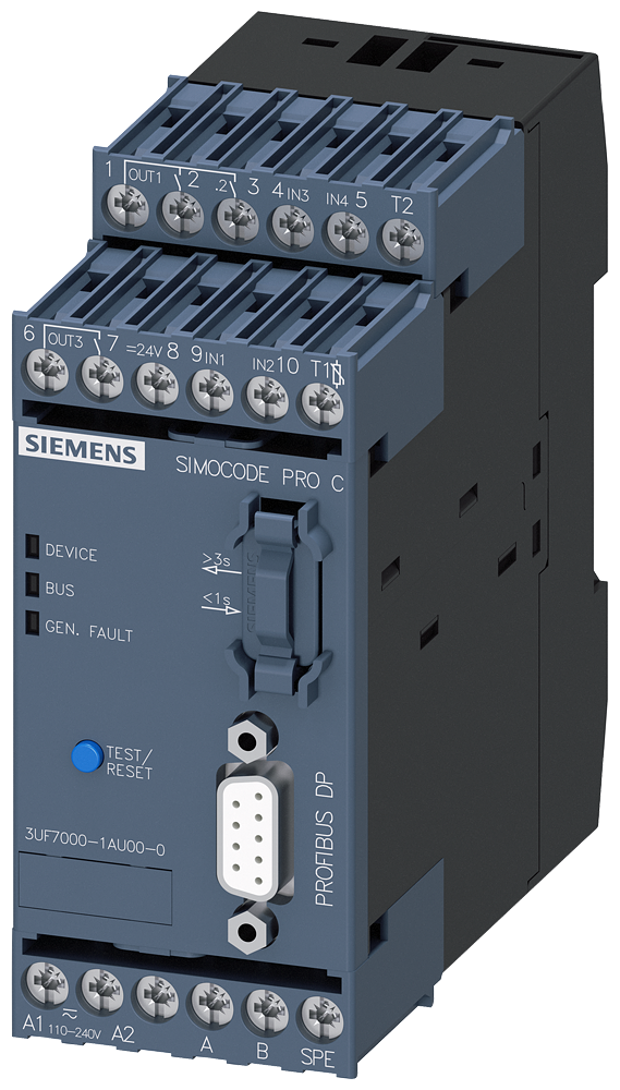 Siemens 3UF7000-1AU00-0 Simocode Pro C - 110...240VAC/DC
