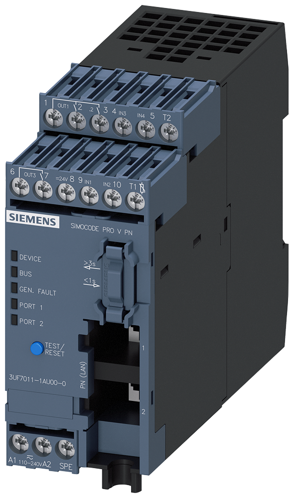 Siemens 3UF7011-1AU00-0 SIMOCODE PRO V PN - 110...240VAC/DC
