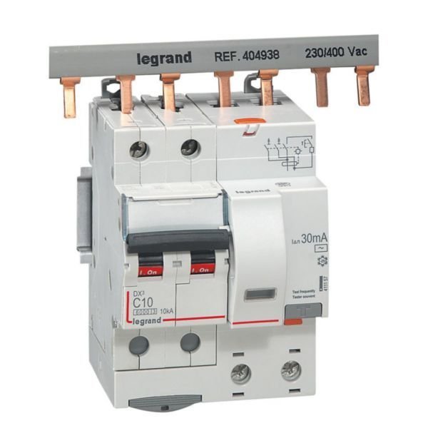 Legrand (411157) DX³ RCBO 10A 2P AC tipi 30mA