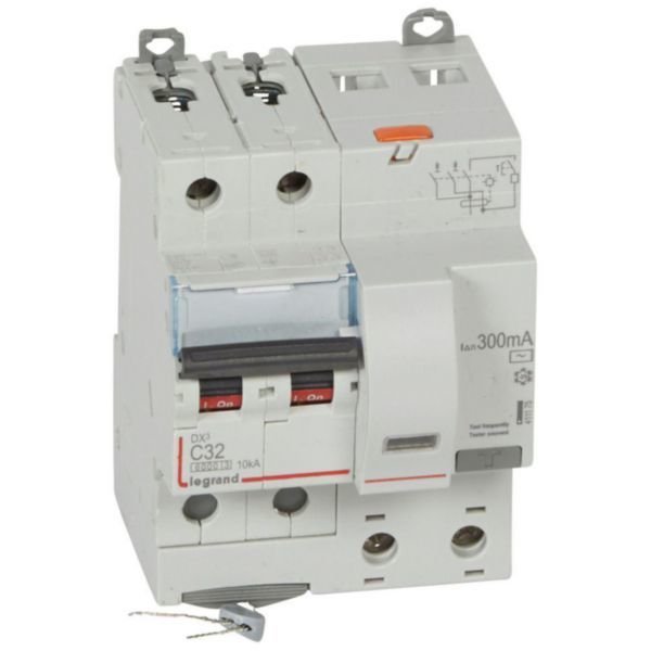 Legrand (411175) DX³ RCBO 32A 2P AC tipi 300mA
