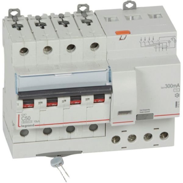 Legrand (411210) DX³ RCBO 50A 4P AC tipi 300mA