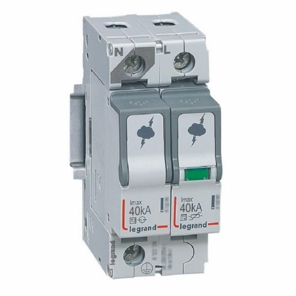 Legrand (412244) Sayaç sonrası için parafudr Tip 2 C tipi Imax 40kA Up:1.7kV 1
