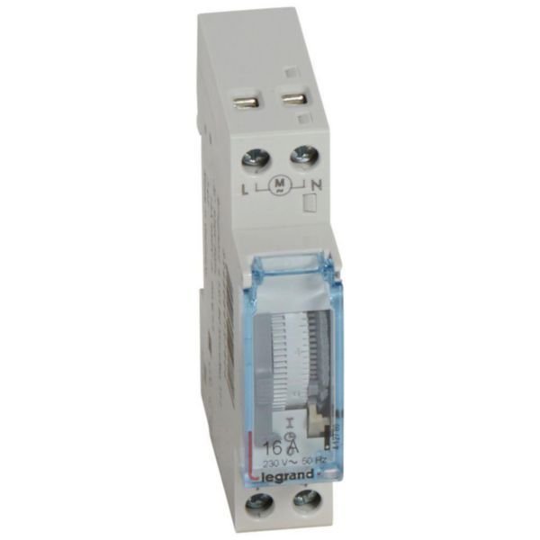 Legrand (412780) Dikey Analog kadranlı günlük zaman saati rezervsiz 16A 250