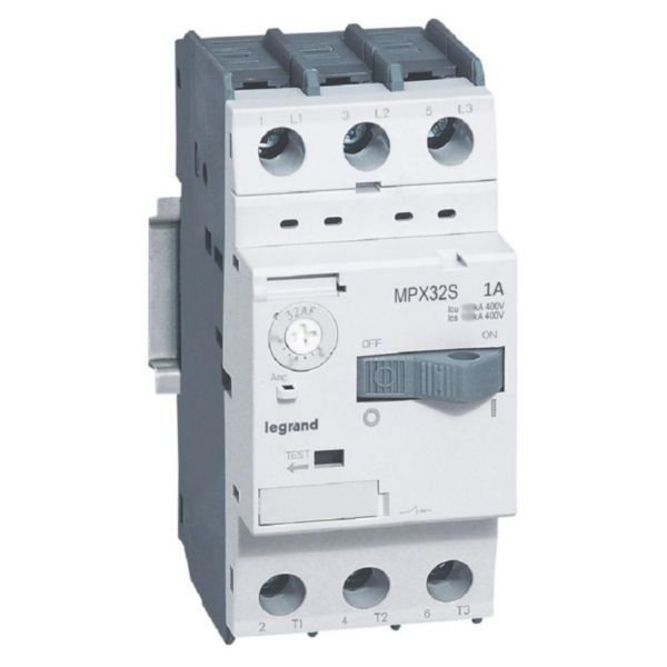 Legrand (417304) MPX³ 32S basmalı tip motor koruma şalteri 0.63 - 1A