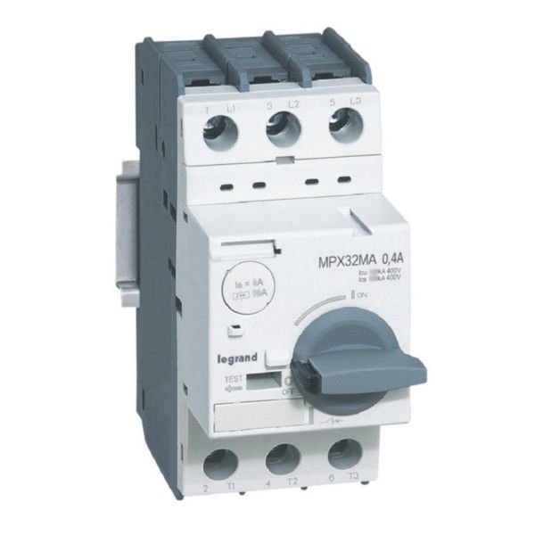 Legrand (417342) MPX³ 32MA çevirmeli tip manyetik korumalı motor koruma