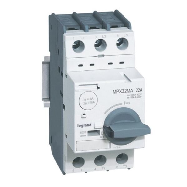 Legrand (417353) MPX³ 32MA çevirmeli tip manyetik korumalı motor koruma