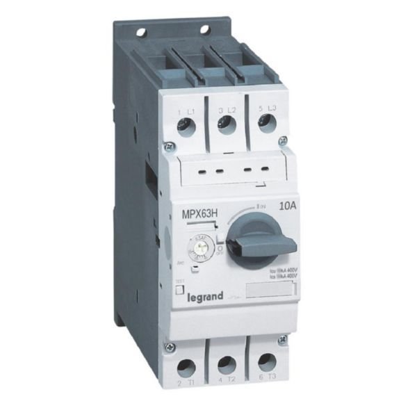 Legrand (417360) MPX³ 63H çevirmeli anahtarlı tip motor koruma şalteri In:10