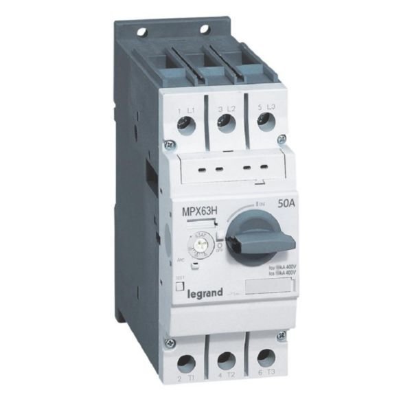 Legrand (417367) MPX³ 63H çevirmeli anahtarlı tip motor koruma şalteri In:50
