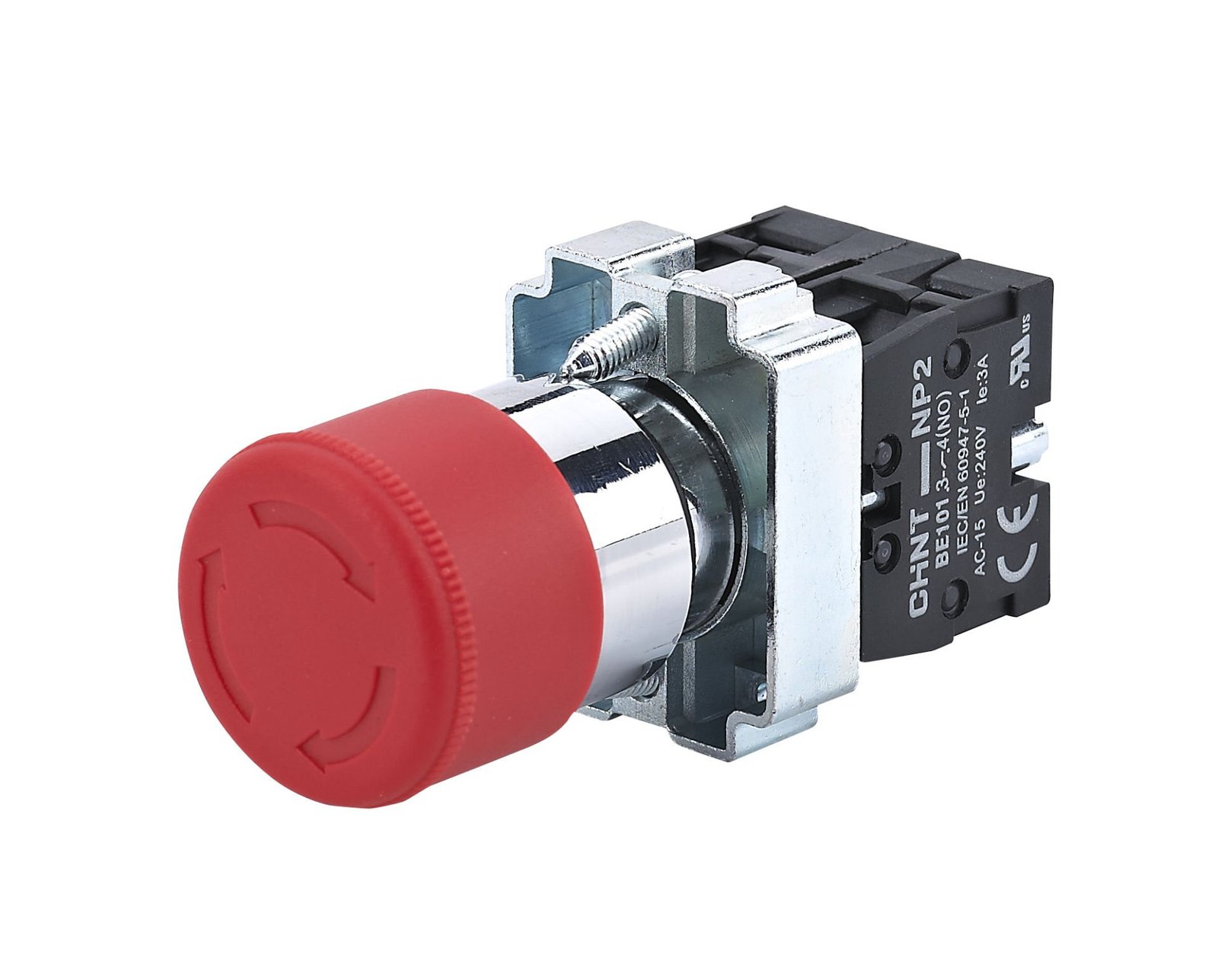 Chint (574909) İkiz Buton Start/Stop/Işıklı LED'li 220 V 1NA+1NK Yeşil+Kırmızı