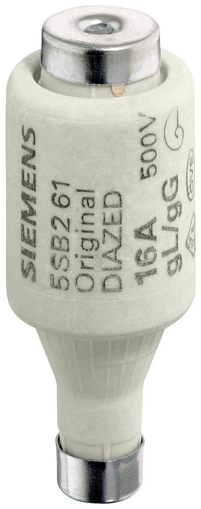 Siemens 5SB221 4A; DII; 500V; DIAZED SİGORTA BUŞONU; GECİKMELİ;