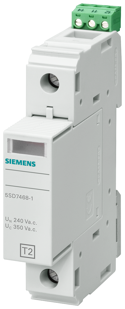 Siemens 5SD7461-1 C SINIFI 1 KUTUPLU ENVERSÖR KONTAKLI AŞIRI GERİLİM SINIRLAYICISI PARAFUDR