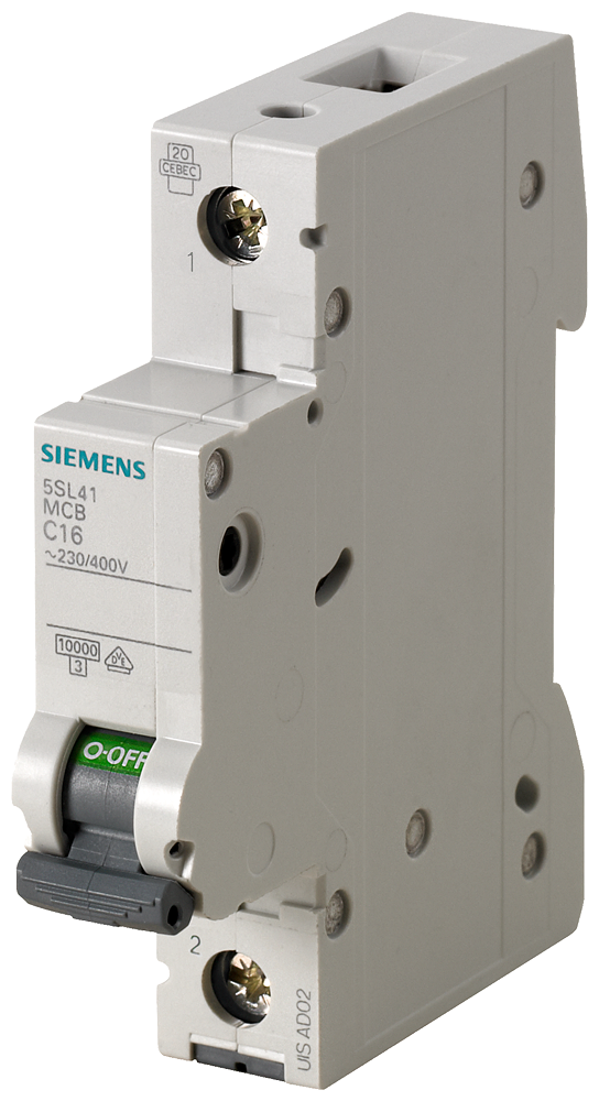 Siemens 5SL4132-7 32A; 1 FAZLI; 70mm OTOMAT; ANAHTARLI OTOMATİK SİGORTA; 10kA; C TİPİ; YAVAŞ KARAKTERLİ