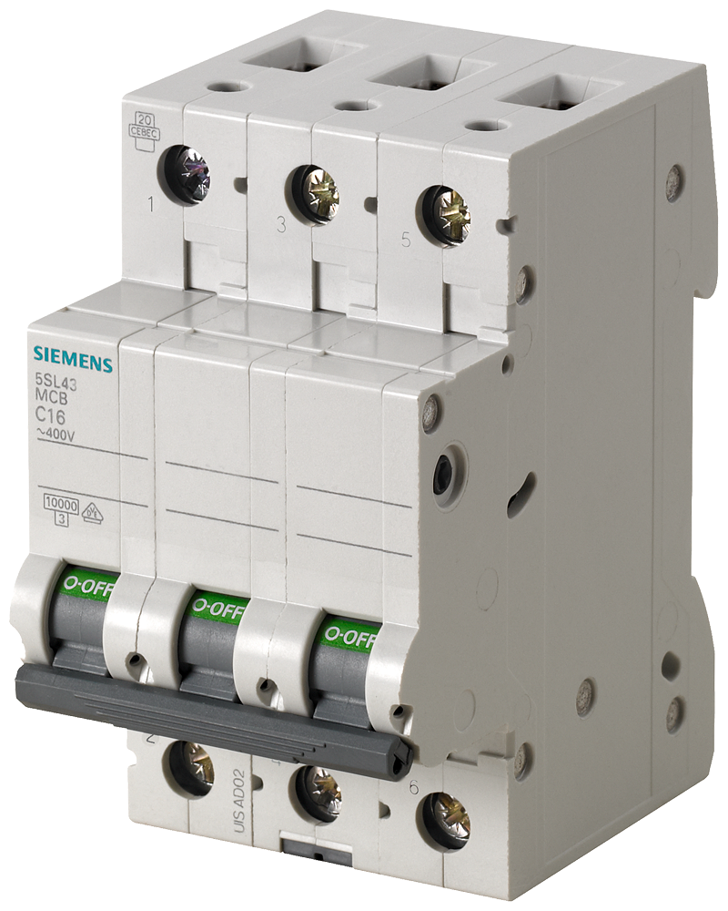 Siemens 5SL4302-7 2A; 3 FAZLI; 70mm OTOMAT; ANAHTARLI OTOMATİK SİGORTA; 10kA; C TİPİ; YAVAŞ KARAKTERLİ