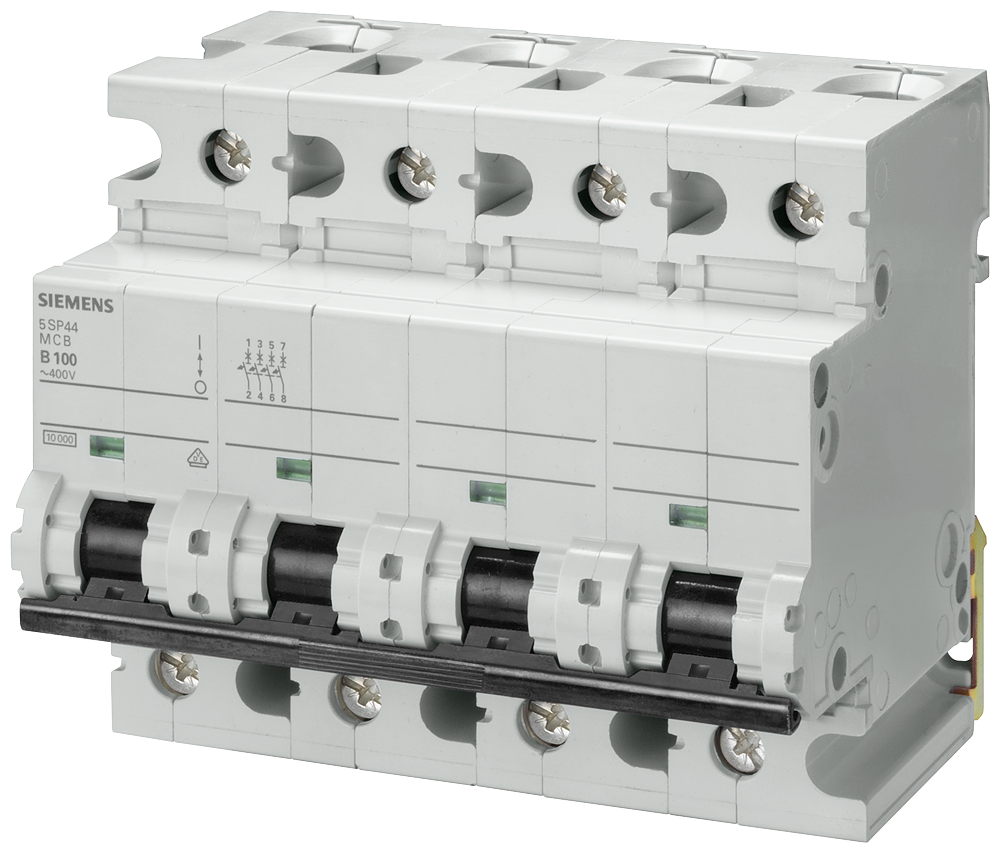 Siemens 5SP4491-7 100A; 3 FAZ+NÖTR; 70mm OTOMAT; ANAHTARLI OTOMATİK SİGORTA; 10kA; C TİPİ; YAVAŞ KARAKTERLİ