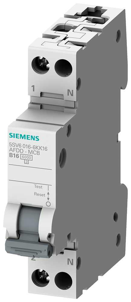 Siemens 5SV6016-7KK06 ARK HATASI ALGILAMA RÖLELİ OTOMAT, MONOFAZE, 6 A, 6 kA, C SINIFI