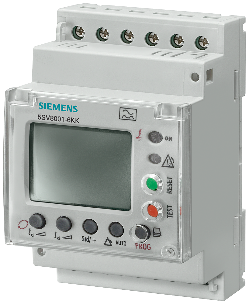 Siemens 5SV8001-6KK DİGİTAL KAÇAK AKIM KORUMA KOMBİNASYONU AÇTIRMA RÖLESİ