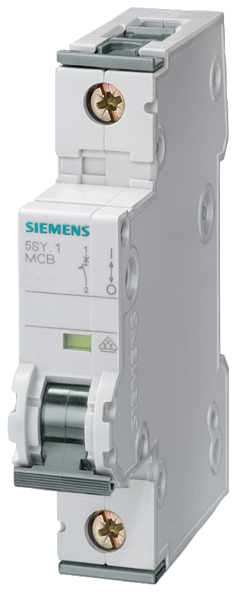 Siemens 5SY5110-7 10A; 1 FAZLI; DC ANAHTARLI OTOMATİK SİGORTA; 10kA; C TİPİ; YAVAŞ KARAKTERLİ