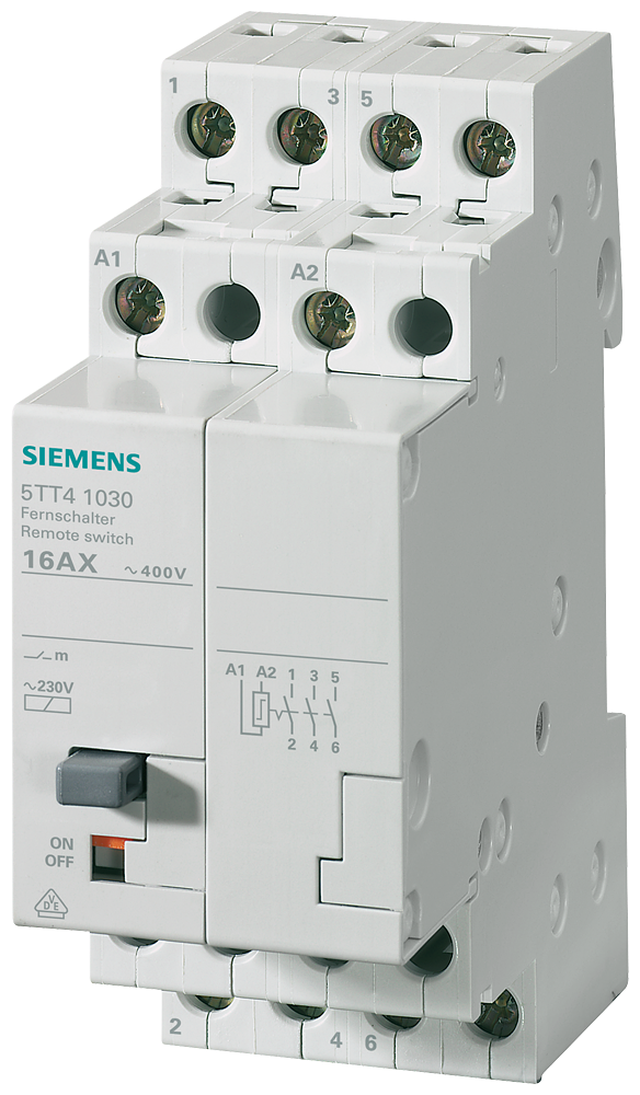 Siemens 5TT4103-0 UZAKTAN KUMANDA DARBE AKIM ŞALTERİ; KUM.GER.230V; 3NO