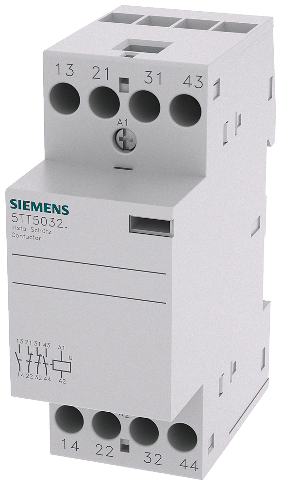 Siemens 5TT5832-0 INSTA KONTAKTÖR; KUM.GER.230V; 25A; İŞ.GER.440V; 2NO+2NC