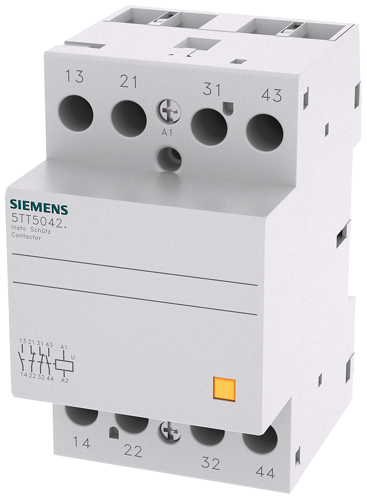 Siemens 5TT5842-0 INSTA KONTAKTÖR; KUM.GER.230V; 40A; İŞ.GER.440V; 2NO+2NC