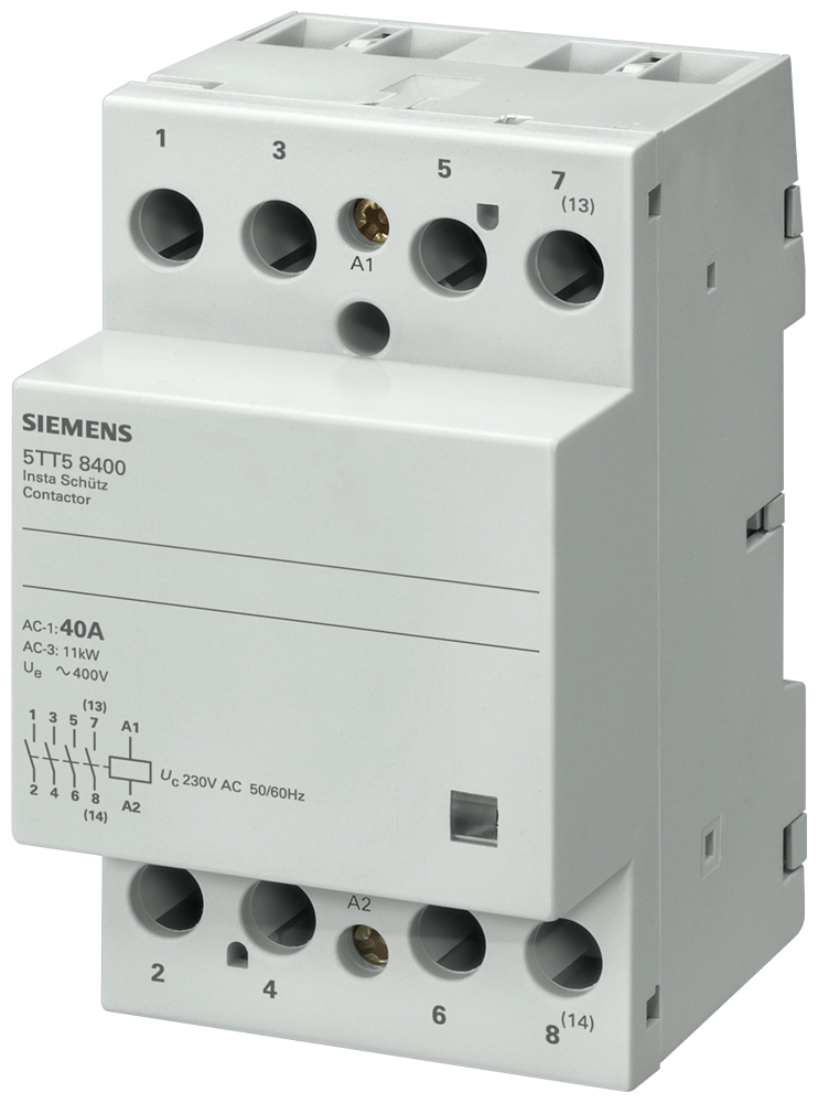 Siemens 5TT5853-0 INSTA KONTAKTÖR; KUM.GER.230V; 63A; İŞ.GER.440V; 4NC
