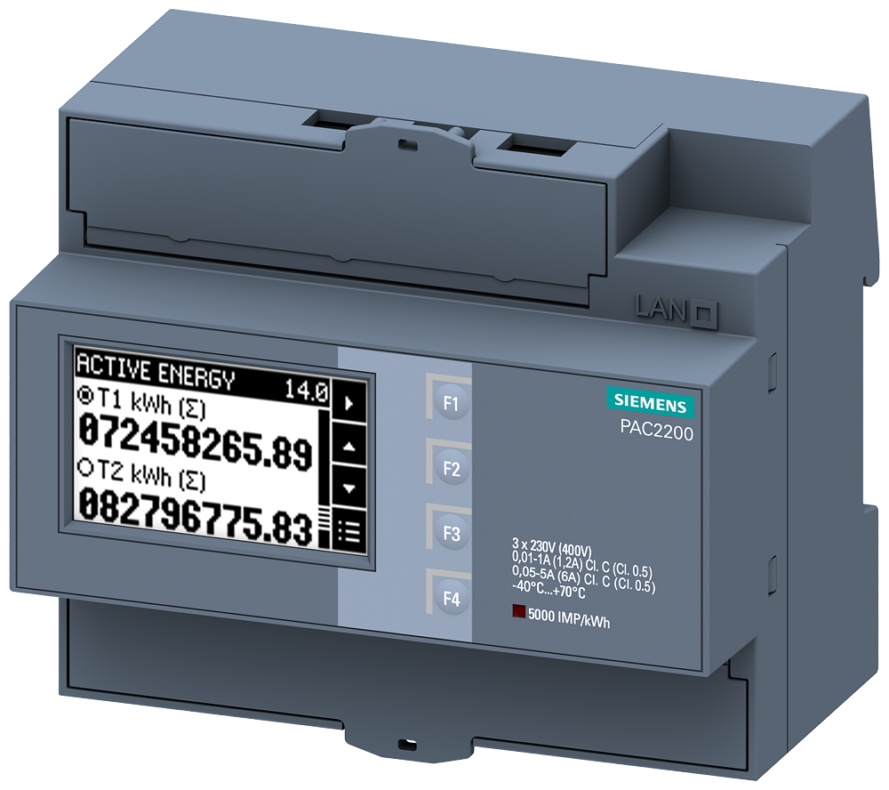 Siemens 7KM2200-2EA30-1CA1 PAC2200, CT/5A, M-Bus Haberleşmeli