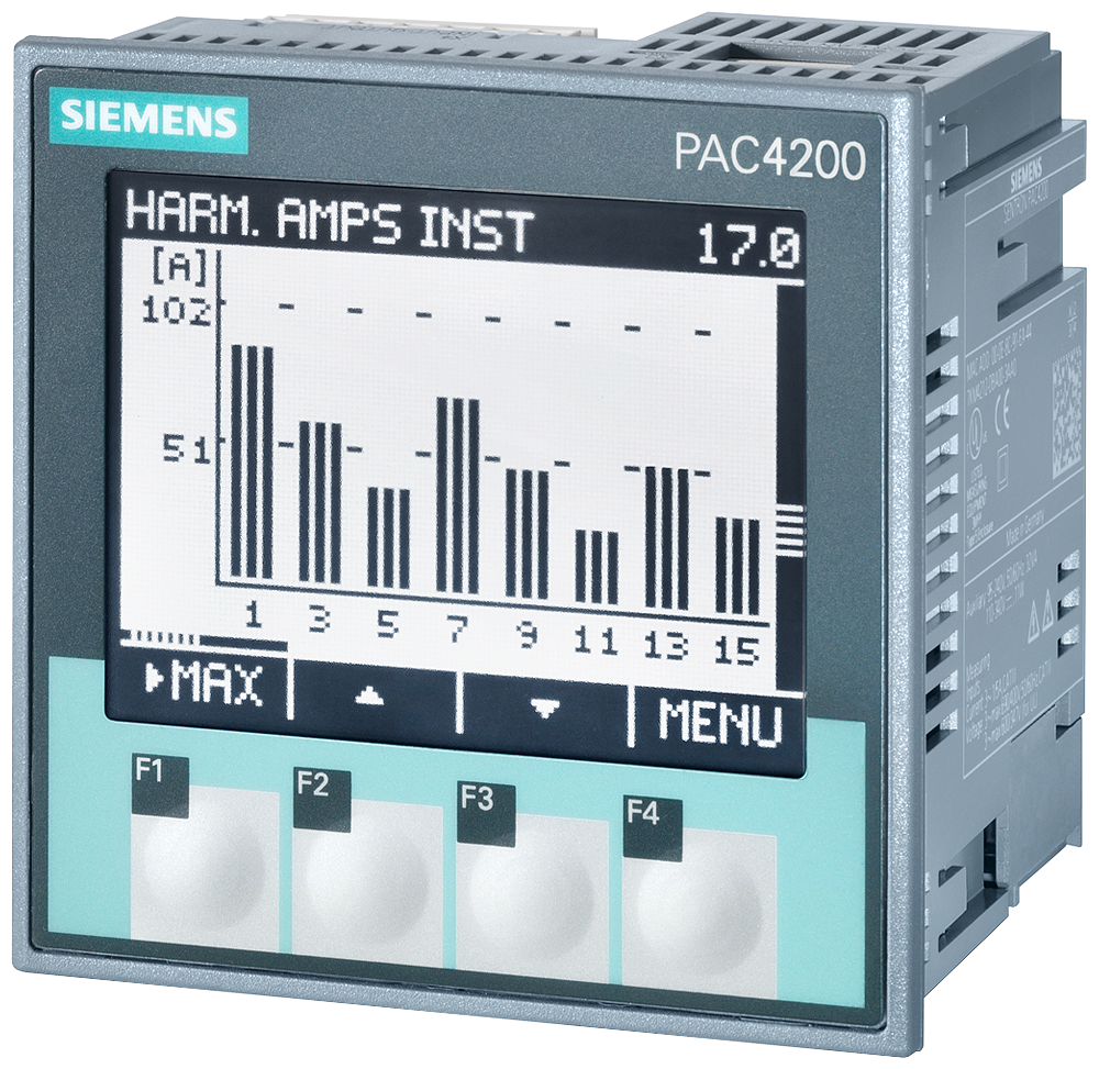 Siemens 7KM4212-0BA00-3AA0 SENTRON PAC4200 ENERJİ ANALİZÖRÜ