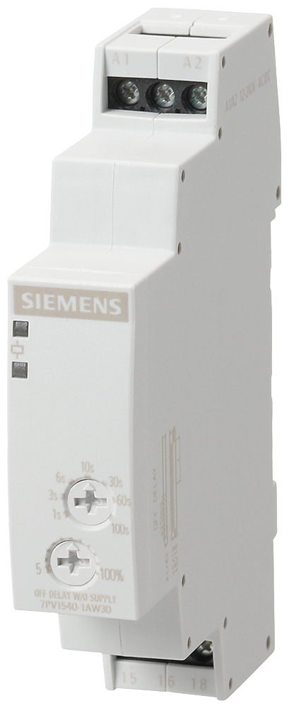 Siemens 7PV1540-1AW30 7PV1 Bırakmada Gecikmeli Zaman Rölesi, 1CO Kontak