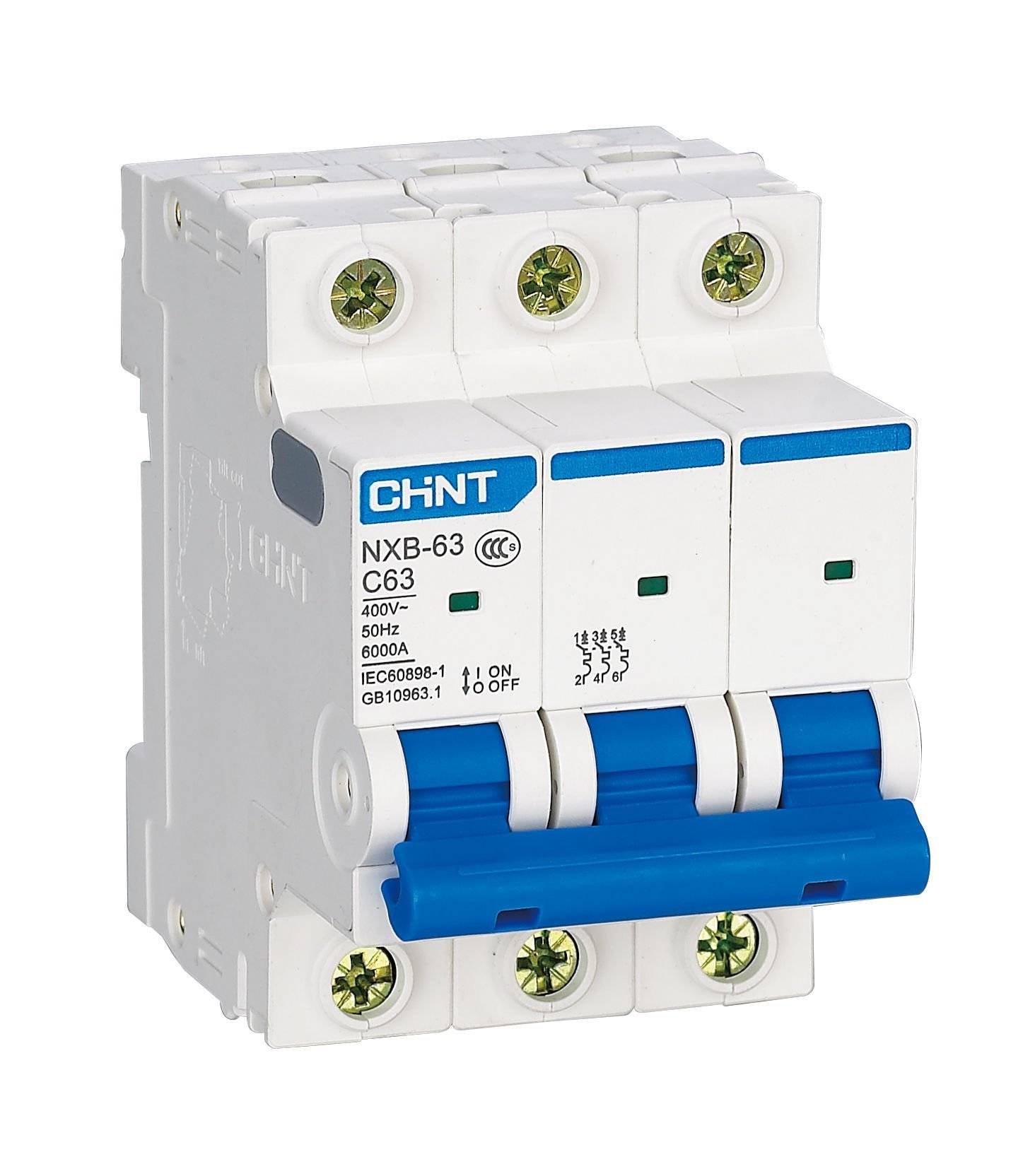 Chint (814196) NXB Serisi / 3 Kutuplu 6kA / B tipi 16A Otomatik Sigorta