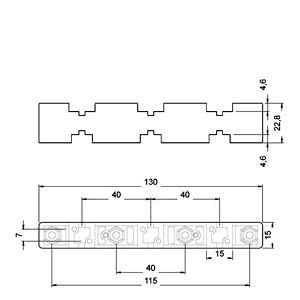 Siemens 8US1903-3AB00 BARA TUTUCUSU 40 MM