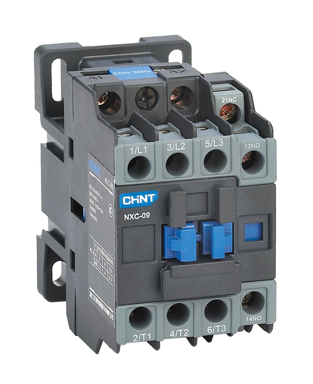 Chint (925258) NXC-185 220V AC Bobinli 3 Kutuplu Kontaktör, 90kW, 185A (AC-3), 2NA+2NK Yardımcı Kontaklı