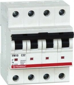 Federal MCB FM3 2P B25 3kA 230/400Vac 3-5In