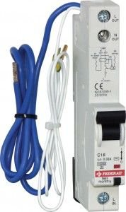Federal AŞIRI AKIM KORUMALI KAÇAK AKIM KORUMA CİHAZI FKM 1PN B10 10kA 30mA 230Vac (3-5)In