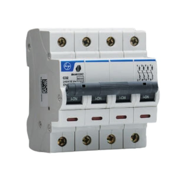 L&T (Schneider) BB40200C - MCB FP 20A C-CURVE 10KA