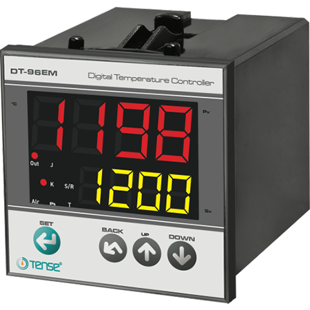 Tense (DT-96 EM ) Dijital Multifonksiyon Özellikli Termostat 96x96 mm  SSR ve Röle Çıkışı Bir Arada