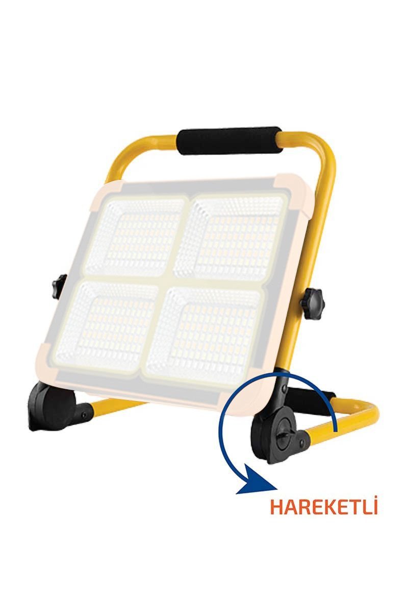 FORLIFE 200 Watt Hareketli LED Solar Projektör FL-3239 A (Beyaz + Gün Işığı + Mavi-Kırmızı Çakar Fonksiyonu)