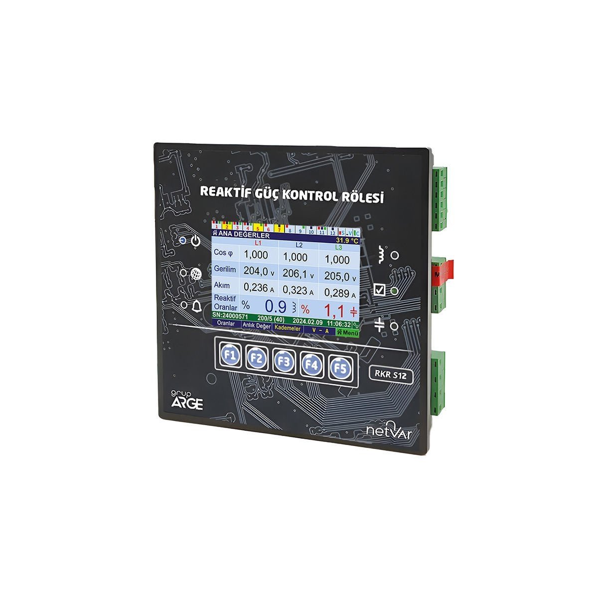 Grup Arge (GA1202) (RKR S18) 18 KADEME SVC REAKTİF RÖLE
